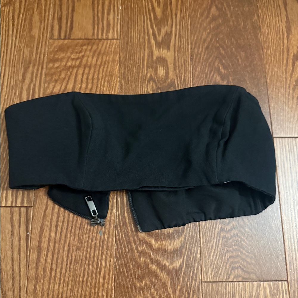 Animale Glam Black Strapless Top